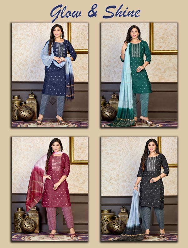 Glow & Shine – Classic Kurti with Pant