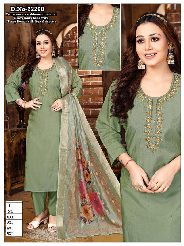 Fancy Romance Shimmer Salwar Suit Collection